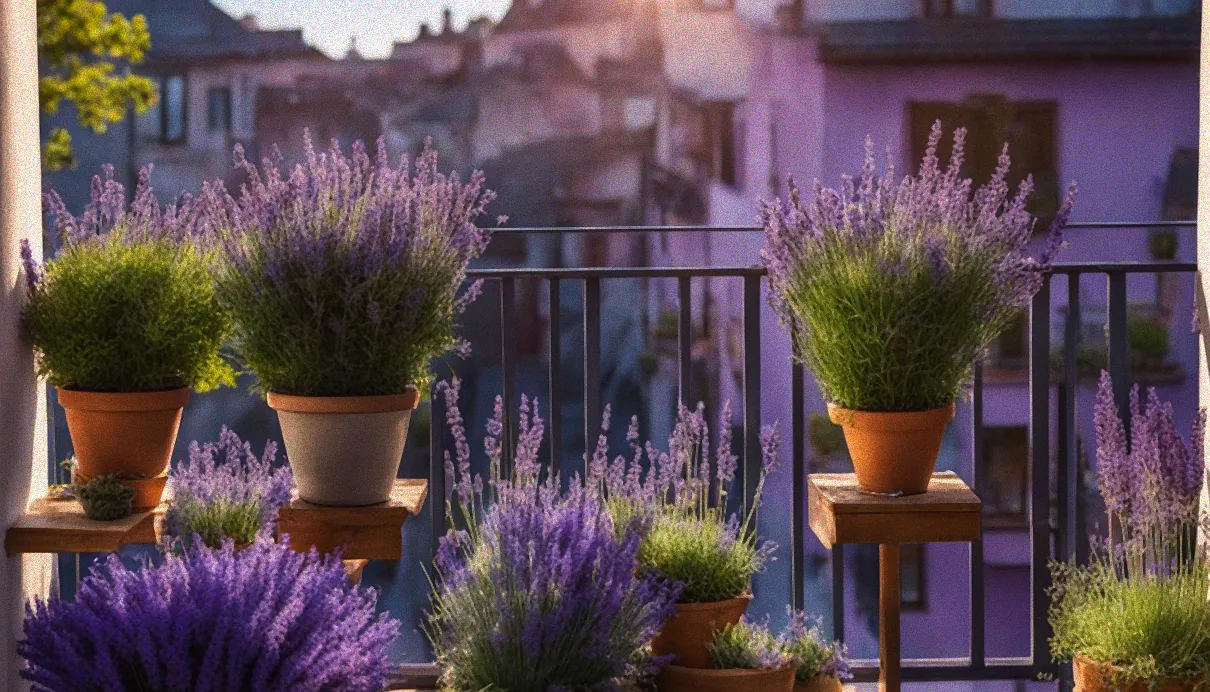 Anpflanzen von Lavendel in Töpfen