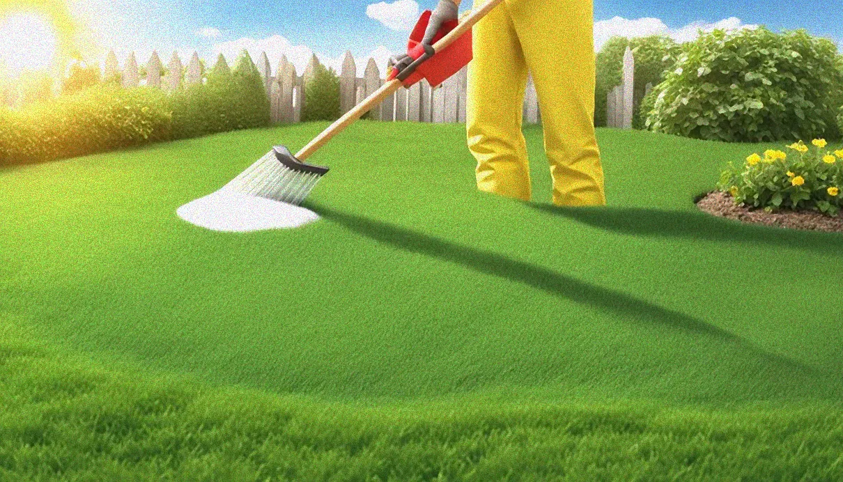 Thermometer zeigt Frühlingstemperatur