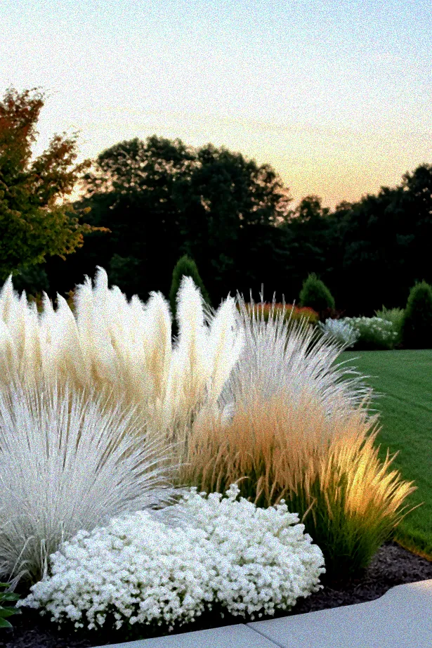 Zierstrauch mit winterlichen Blüten